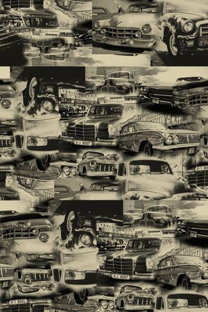 复古照片印花华亿平台图片