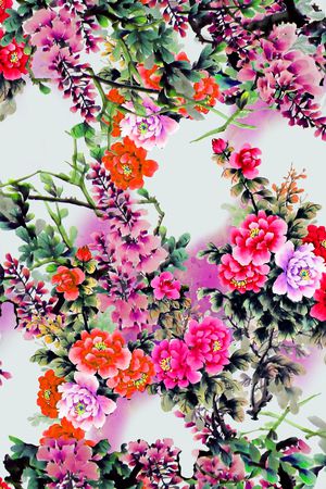 花朵印花华亿平台图片