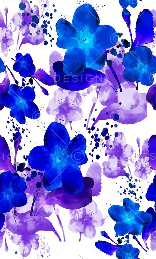 创意花卉印花华亿平台图片