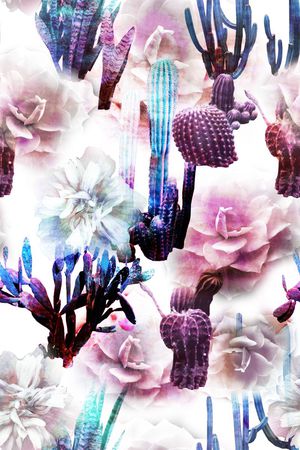 水墨印花华亿平台图片