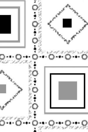 几何方格印花华亿平台图片