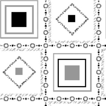 几何方格印花华亿平台图片