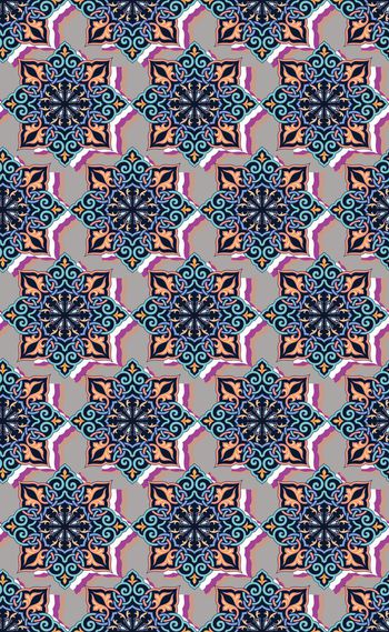 595290-民族风土耳其瓷砖纹