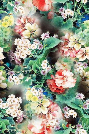 小碎花印花华亿平台图片