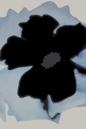 水墨印花华亿平台图片