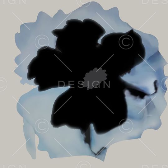 水墨印花华亿平台图片