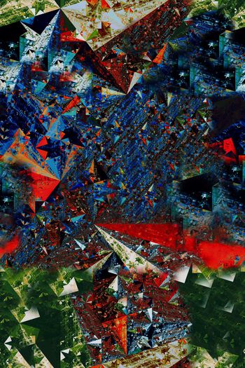 595404-抽象肌理几何纹理服装