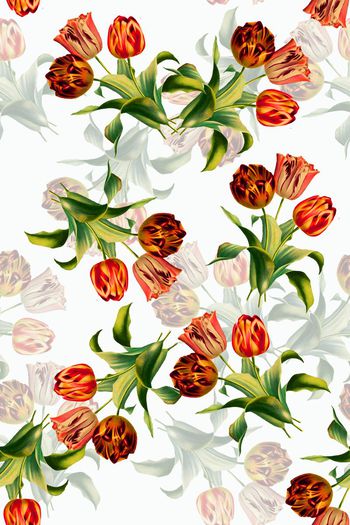 595437-水彩花卉组合服装家纺