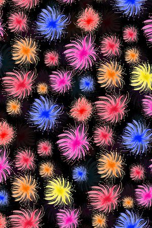 抽象多彩底纹背景印花华亿平台图片