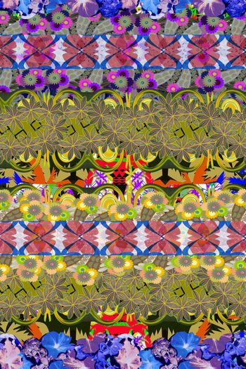 595484-时尚民族风花卉