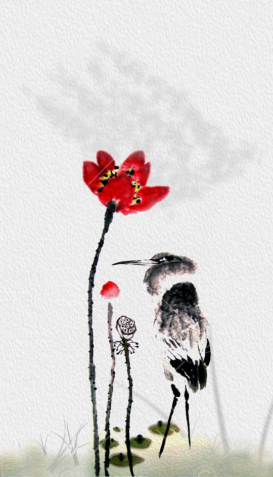 中国风印花华亿平台图片