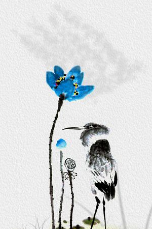 中国风印花华亿平台图片