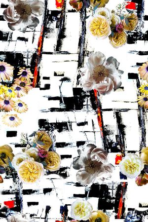 抽象印花华亿平台图片