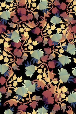 黑底印花华亿平台图片