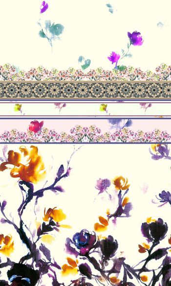 595578-手绘小花女装