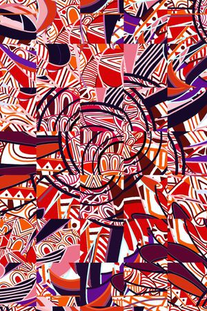 几何印花华亿平台图片