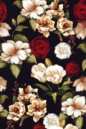 复古印花华亿平台图片