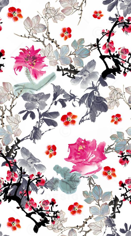 复古印花华亿平台图片