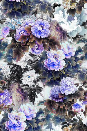 水彩印花华亿平台图片