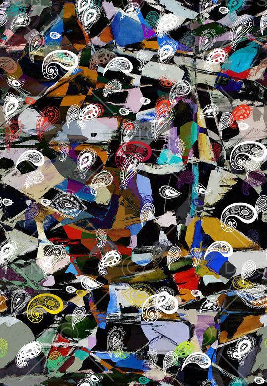 腰果印花华亿平台图片