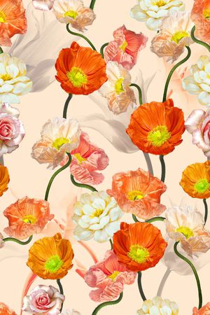 郁金香印花华亿平台图片