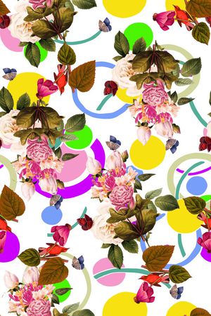 花朵印花华亿平台图片