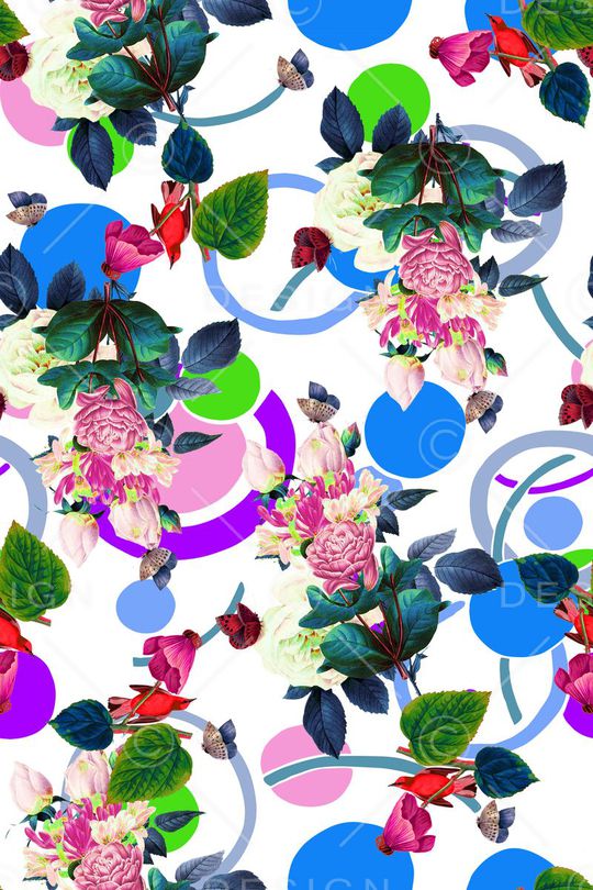 花朵印花华亿平台图片