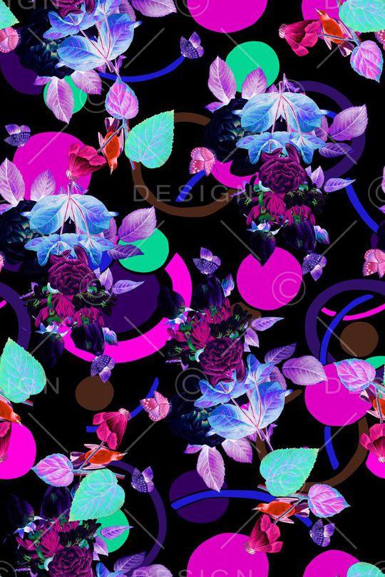 花朵印花华亿平台图片