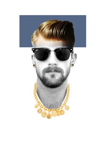 595759-最新时尚人物解构拼贴