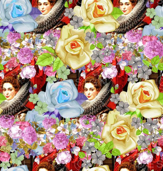 花朵印花华亿平台图片