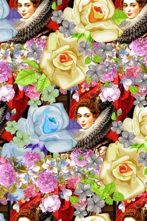 花朵印花华亿平台图片