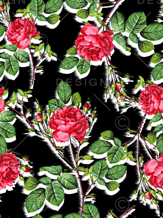 抽象几何清爽梦幻艺术平底立体手绘满版最新高清数码蕾丝民族中国风绣花珠宝肌理时尚潮

流大牌复古欧美风女装衬衫印花华亿平台图片