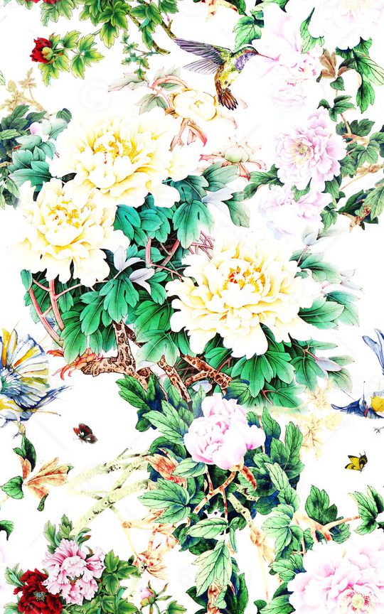 花朵印花华亿平台图片