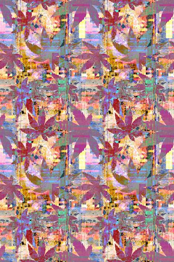 595881-花艺坊斑驳树叶纹理