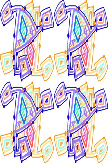 595911-手绘点线面组合