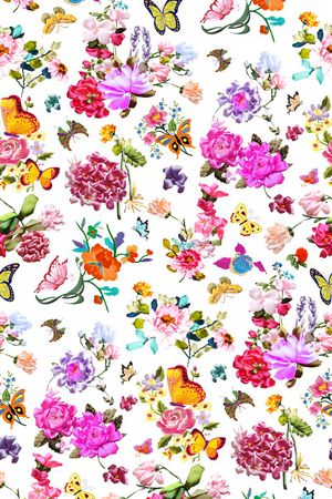 绣花丝带花印花华亿平台图片