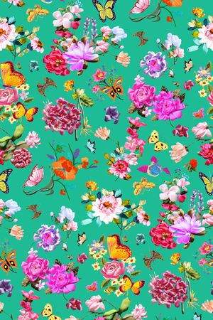 绣花丝带花印花华亿平台图片