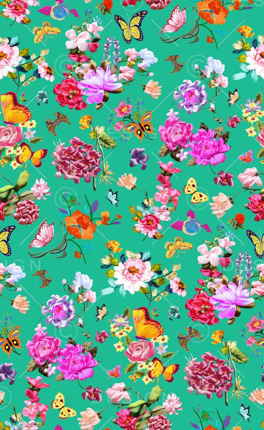 绣花丝带花印花华亿平台图片