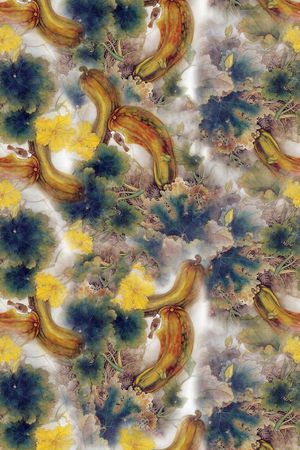 时尚创意印花华亿平台图片