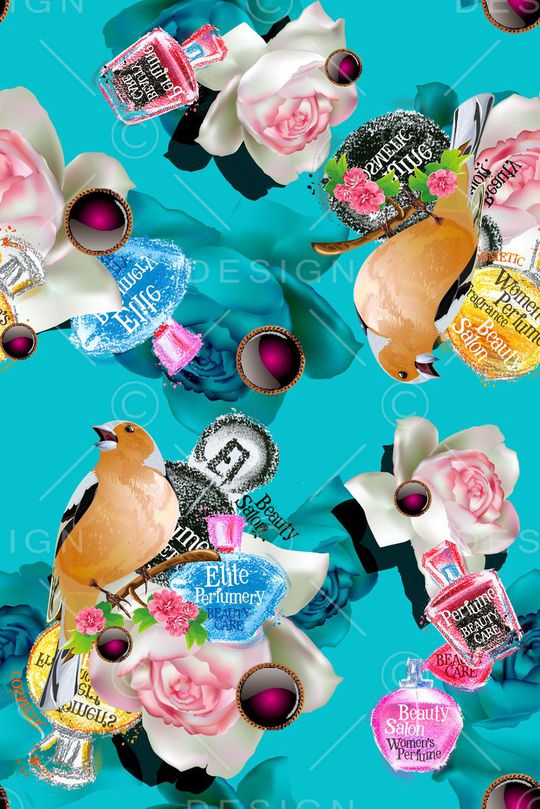 抽象几何清爽梦幻艺术平底立体手绘满版最新高清数码蕾丝民族中国风绣花珠宝肌理时尚潮

流大牌复古欧美风女装衬衫印花华亿平台图片