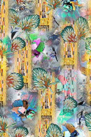 抽象印花华亿平台图片