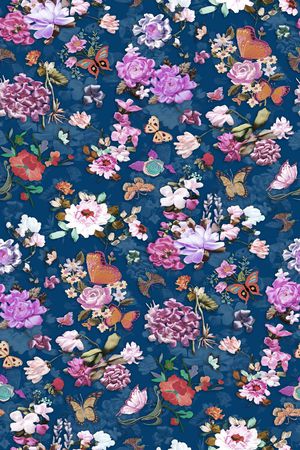 花鸟印花华亿平台图片