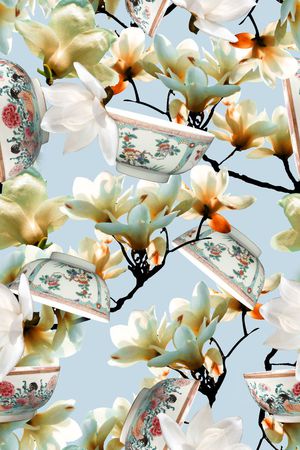 花朵印花华亿平台图片