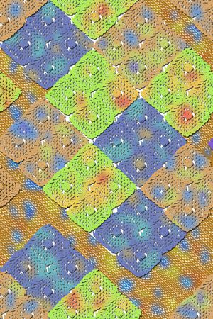 不规则几何印花华亿平台图片