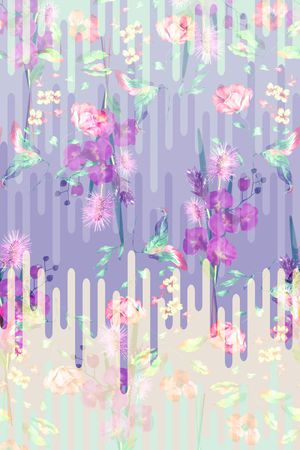 清新印花华亿平台图片