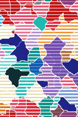 条纹印花华亿平台图片