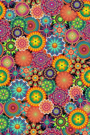 596222-民族风曼陀罗花纹