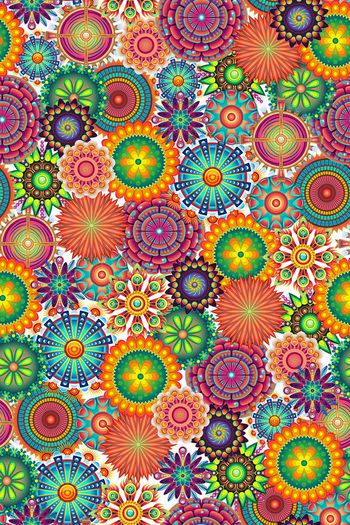 596223-民族风曼陀罗花纹