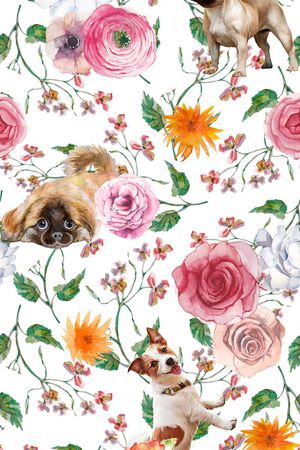 水仙花印花华亿平台图片