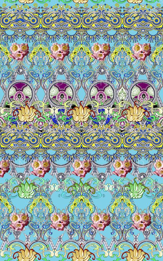 民族风印花华亿平台图片